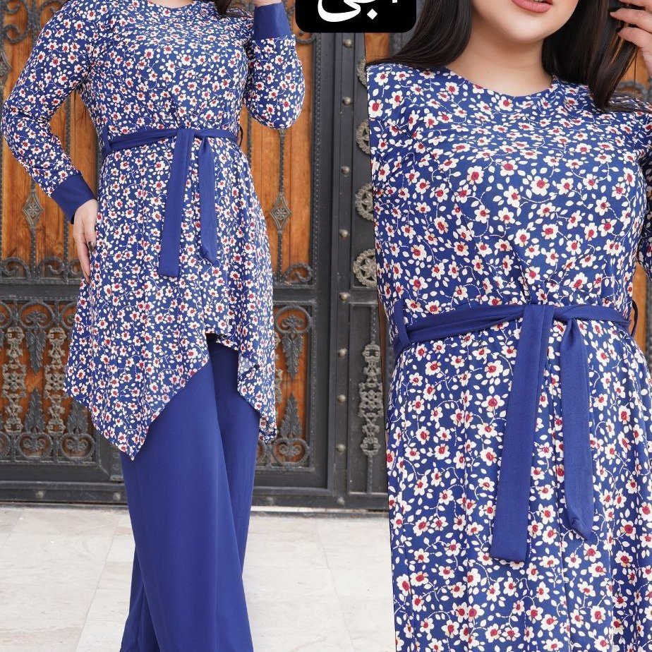 تونیک و شلوار گلدار