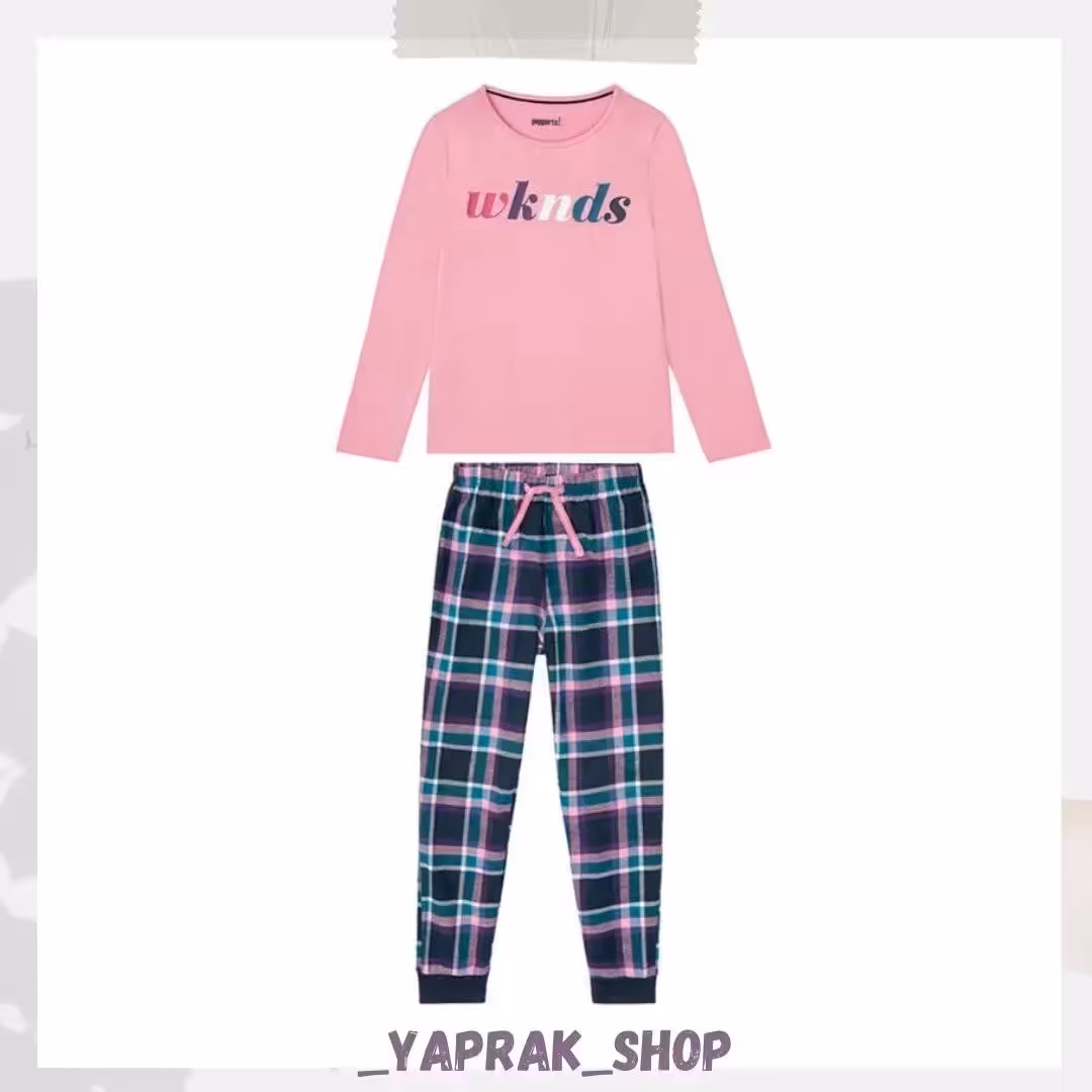 ست بلوز و شلوار دخترانه، سایز 6 تا 8 سال، برند پپرتس آلمان 