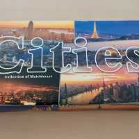 پک 12 عددی کبریت 10 سانتی  با تصویر شهرهای مهم جهان