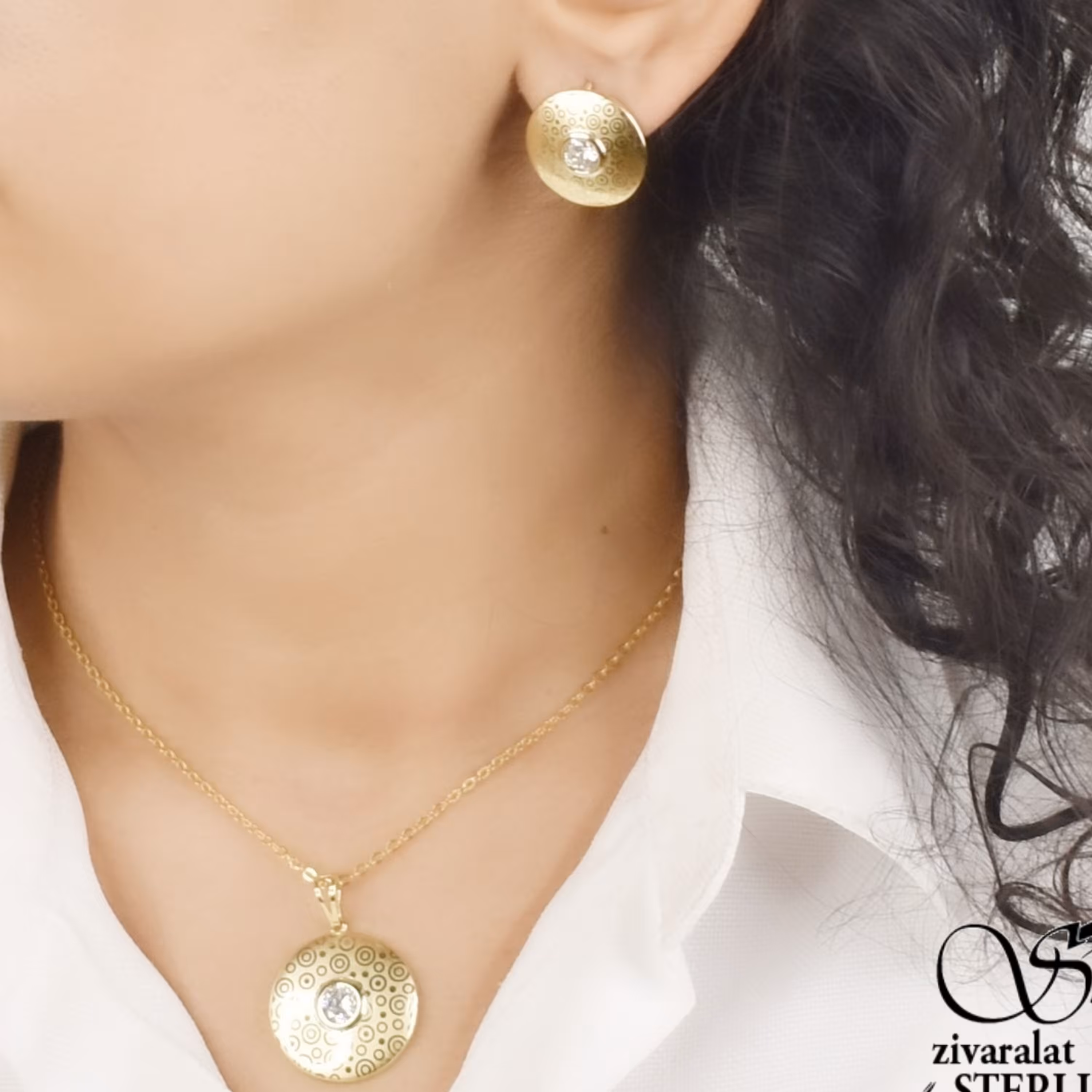 نیمست طرح گرد ژوپینگ با زنجیر ژوپینگ کد 6916