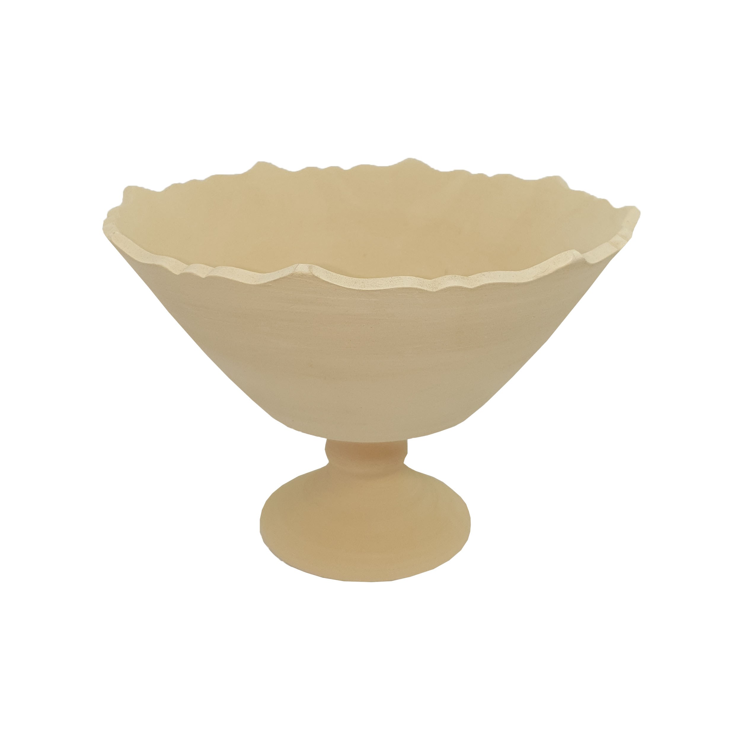 شکلات خوری سفالی خام مدل شیپوری کد D22(متوسط)
