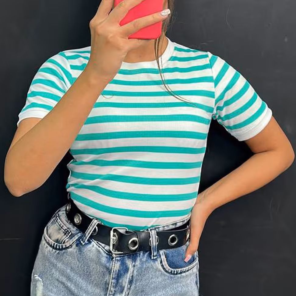 بادی آستین کوتاه دخترانه در 5 رنگ شیک و جذاب و جنس فانریپ پنبه