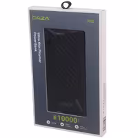 پاوربانک فست شارژ 10000 کی زا Caza N02s 10.5W مشکی فست شارژ