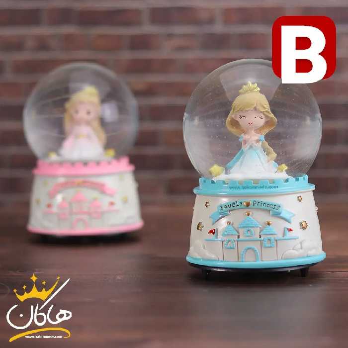 گوی موزیکال پرنسسی کوکی آبی