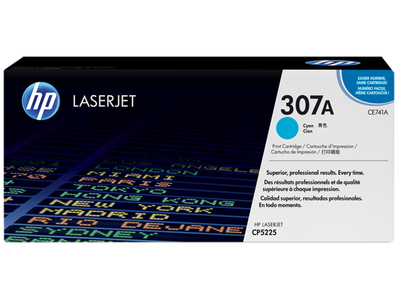 کارتریج لیزری اچ پی مدل 307A رنگ آبی CE741A