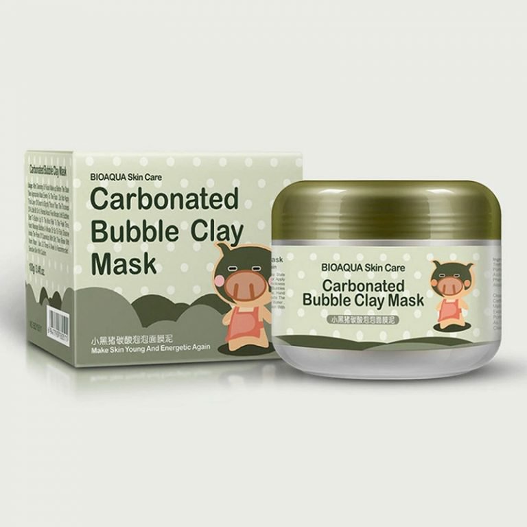 ماسک کاسه ای حبابی کربن مغذی پف پفی بیو آکوا