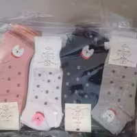 پک 12 جفتی انواع جوراب های مچی  بزرگسال ( زنانه و مردانه ) ارسال رایگان