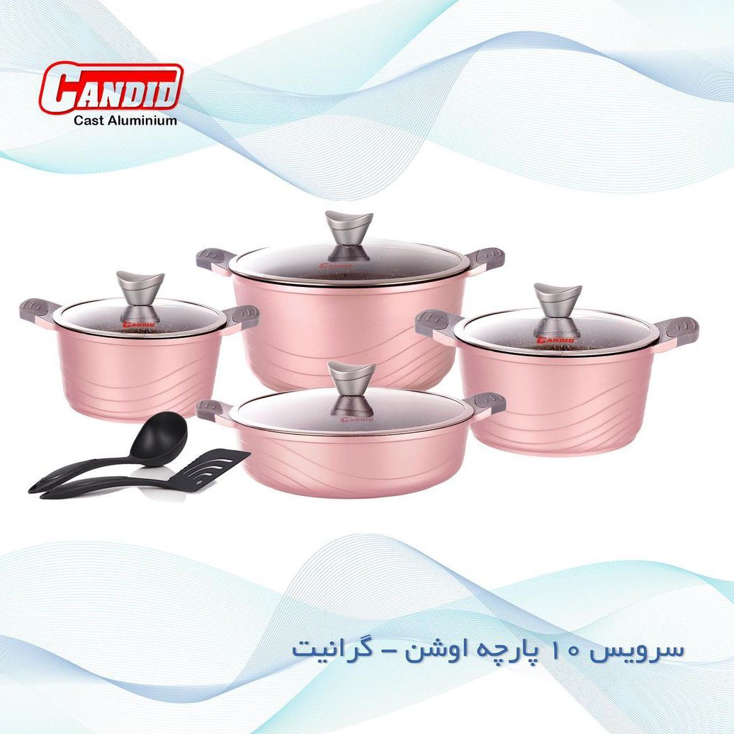 سرویس قابلمه گرانیتی کاندید 10 پارچه