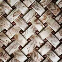 سنگ مصنوعی طرح حصیری . ابعاد 20 در 10. رنگ بندی های متنوع متناسب با خواسته مشتری