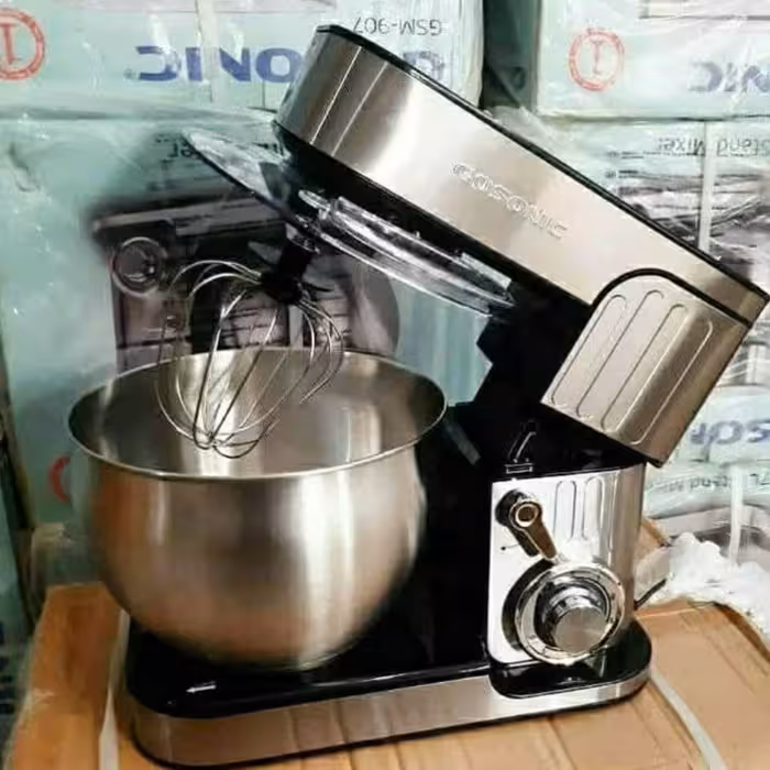 همزن برقی کاسه دار گوسونیک مدل GSM-907
ظرفیت کاسه 7 لیتر ، دارای عملکرد توربو (Turbo)، تنظیمات سرعت 6 سرعت