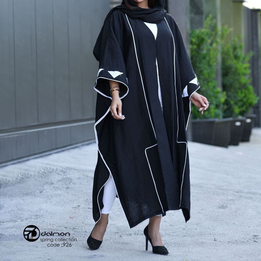 مانتو مشکی عبایی خوشگل و جذاب