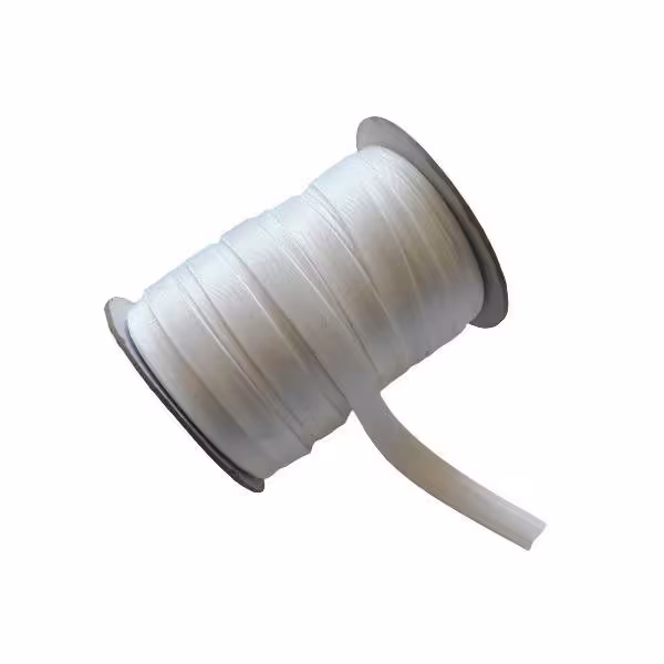 نوار اریب ساتن سفید کد OBL-41N طول 30 متر