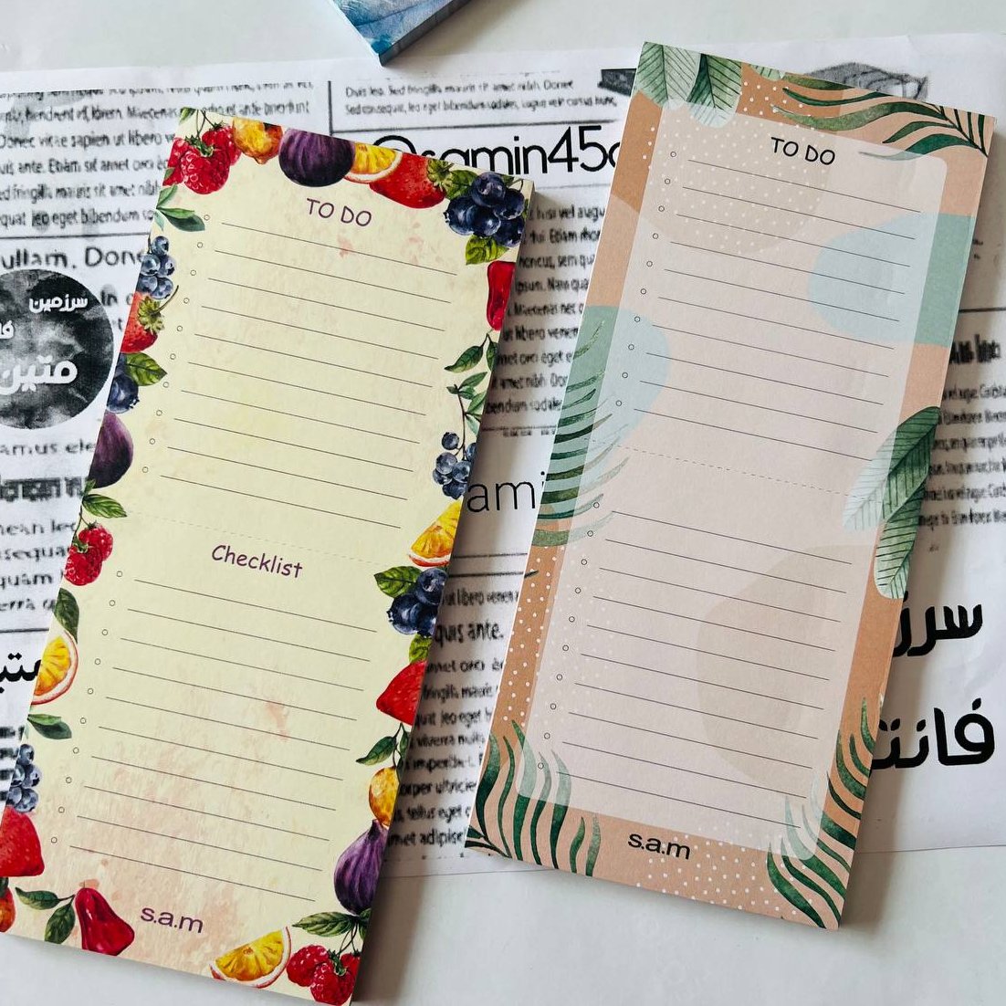 یادداشت چک لیست 50برگ