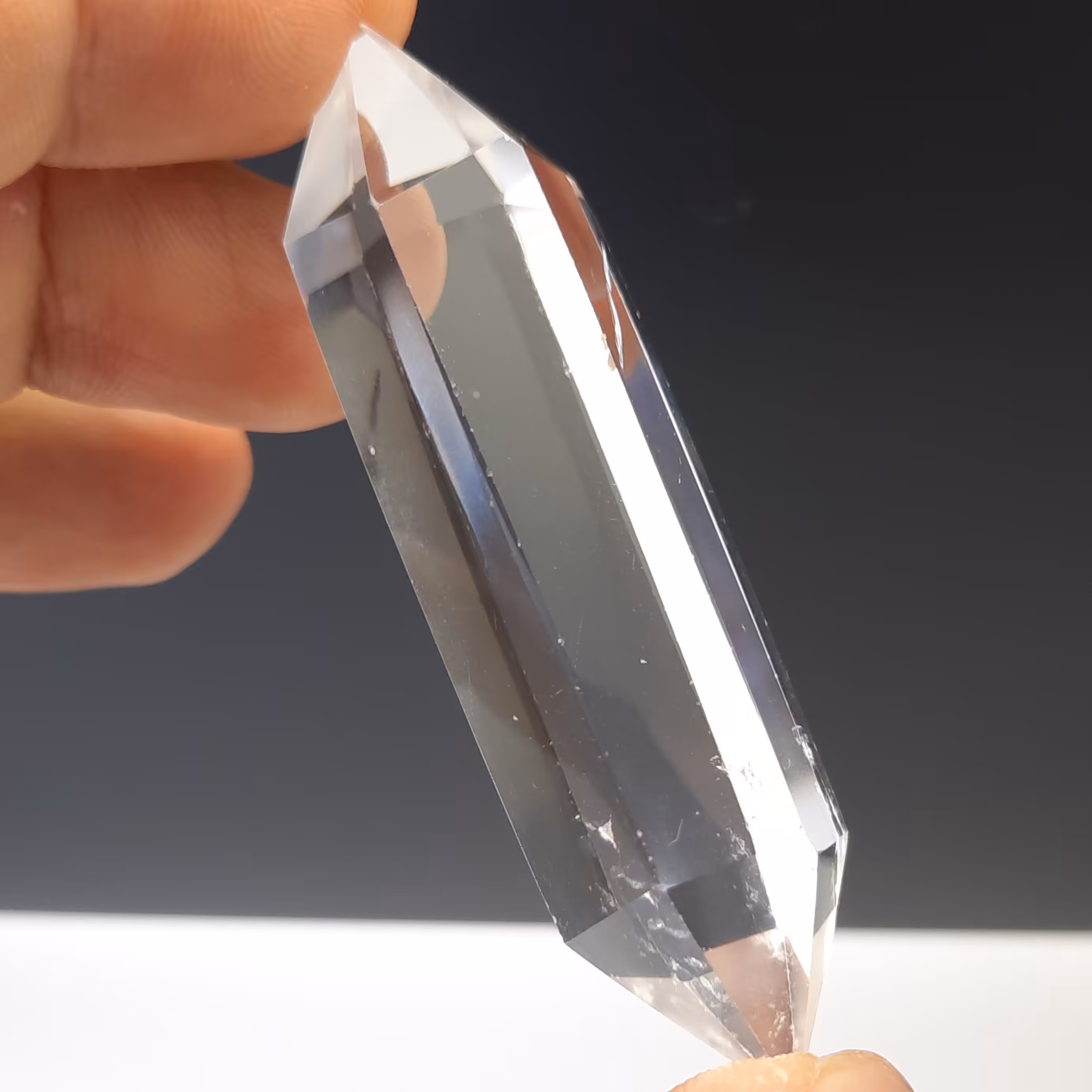 منشور هرکیمری کریستال کوارتز برزیل گریدAAA