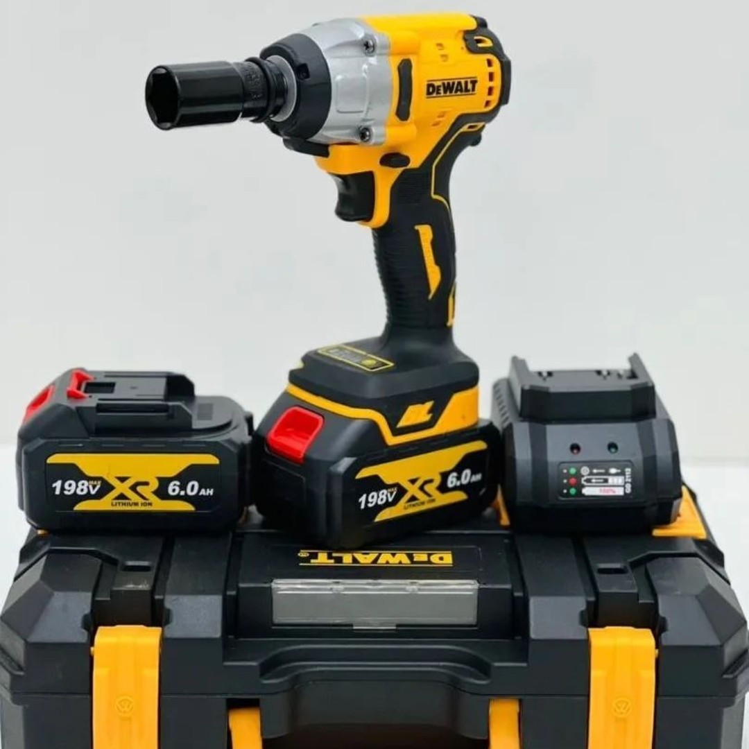 بوکس شارژی  دیوالت موتور براشلس گیربکس فلزی گیربکس فلزی تمام صنعتی باطری 20 سلولی 198