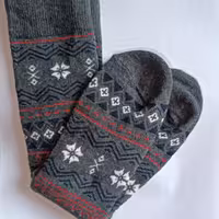 یک جفت جوراب ساق بلند زمستانی طرح دار LIVERGY لیورجی ساخت آلمان 