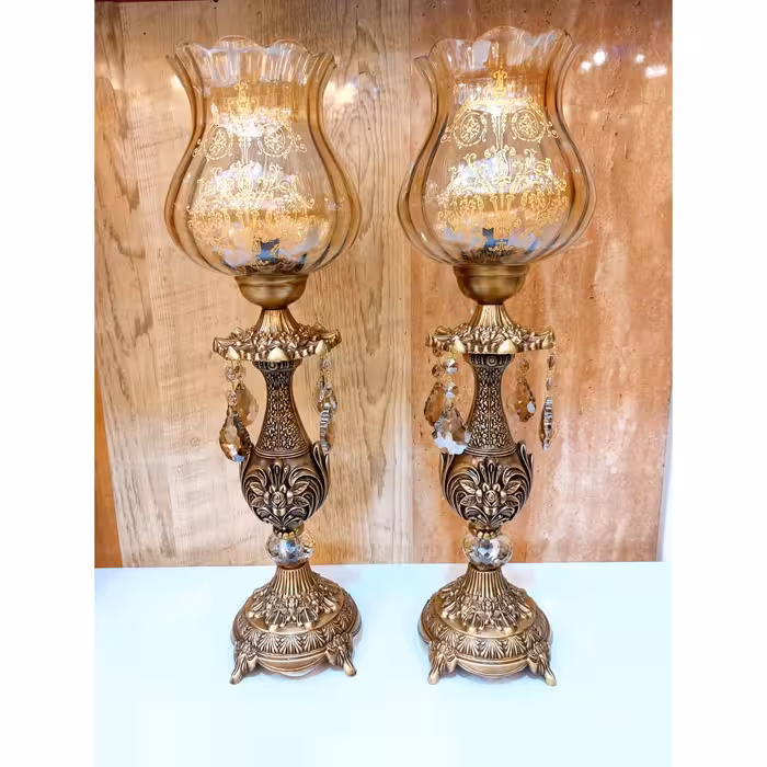 شمعدان رومیزی انتیک شاه رز ارسال رایگان گالری نوروزی 