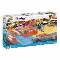 اسباب بازی ساختنی مدل زندگی شهری- زمین اسکیت باحال Cobi Action Town Mega Funny Skatepark