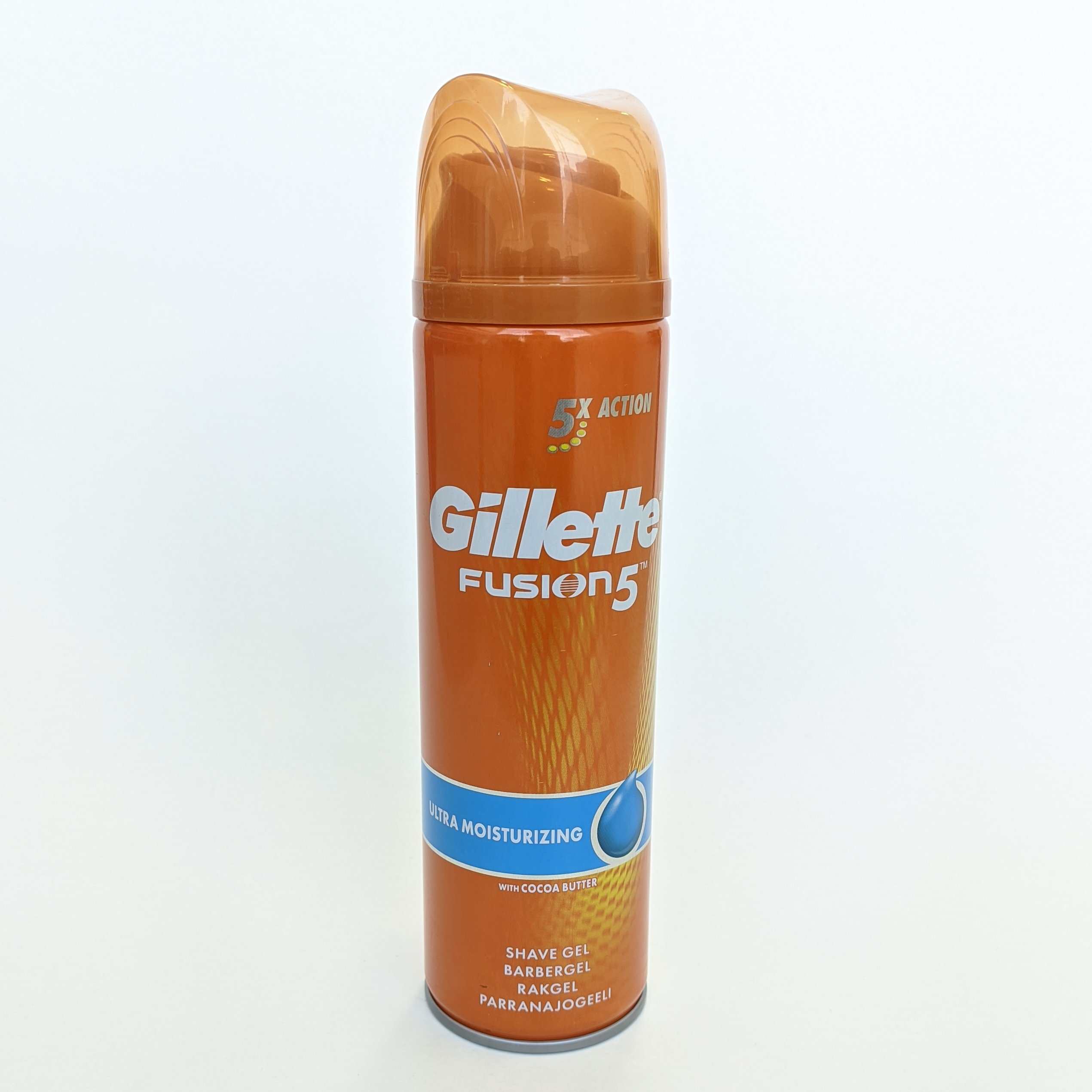 ژل اصلاح ژیلت سری Fusion5 مدل Ultra Moisturizing حجم 200 میل