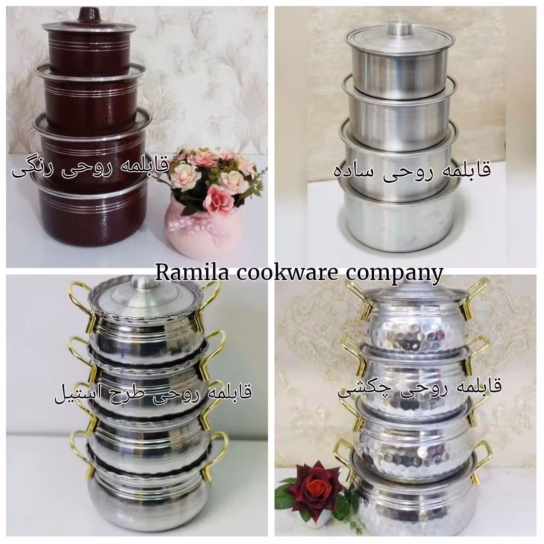 تولیدی قابلمه روحی بچه خرید و قیمت سرویس قابلمه روحی بچه در طرح های متفاوت تولید شده در تولیدی قابلمه گرانیتی رامیلا