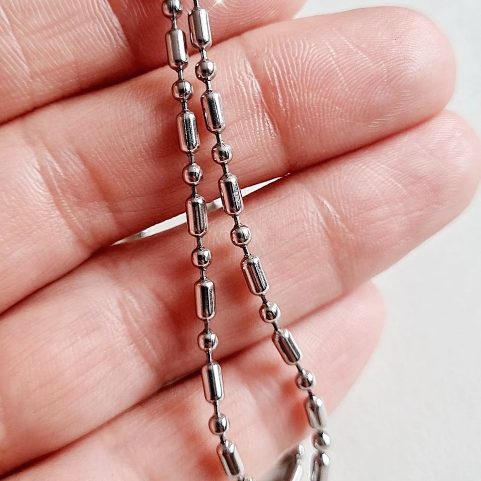 زنجیر استیل رنگ ثابت خط نقطه