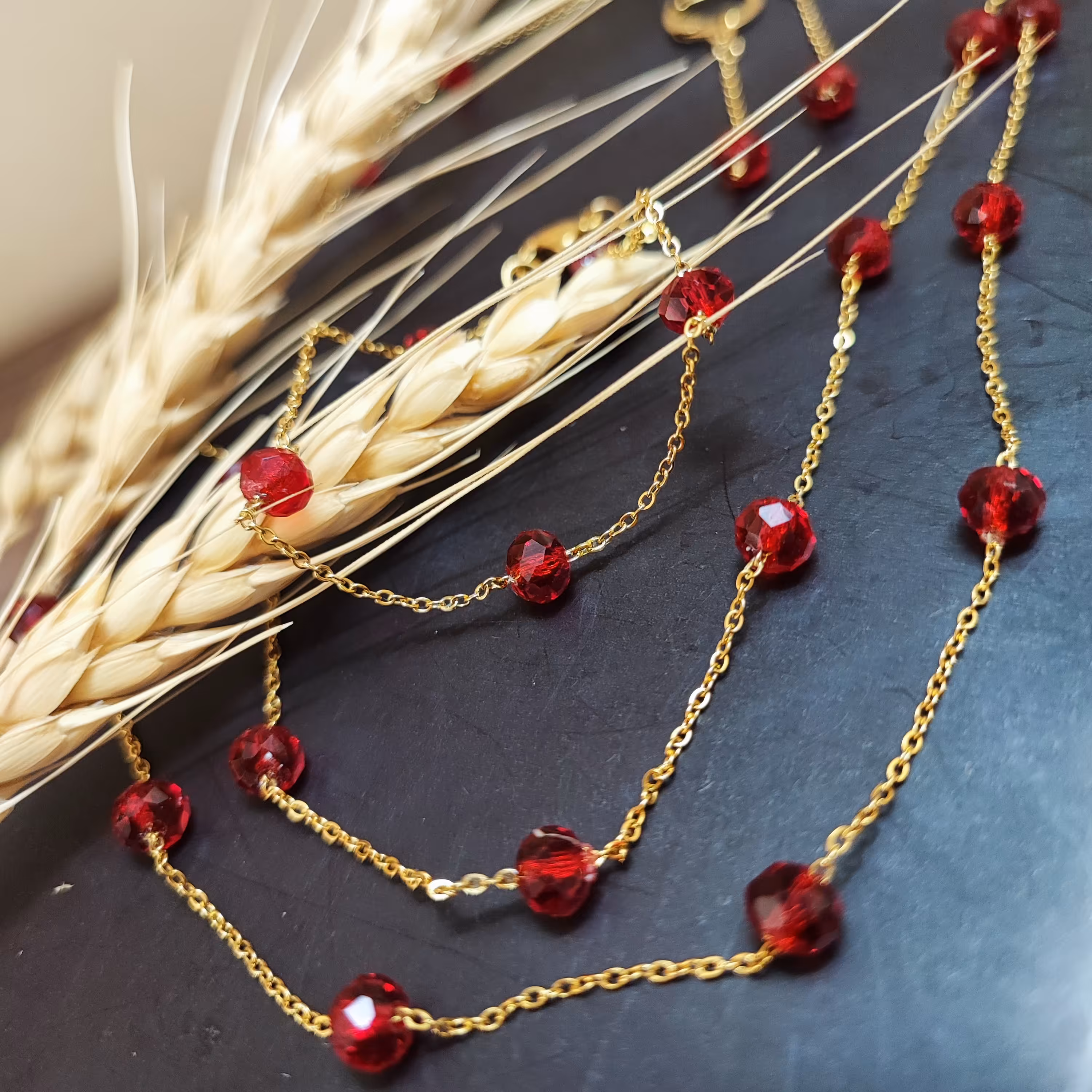 سرویس استیل گوی قرمز