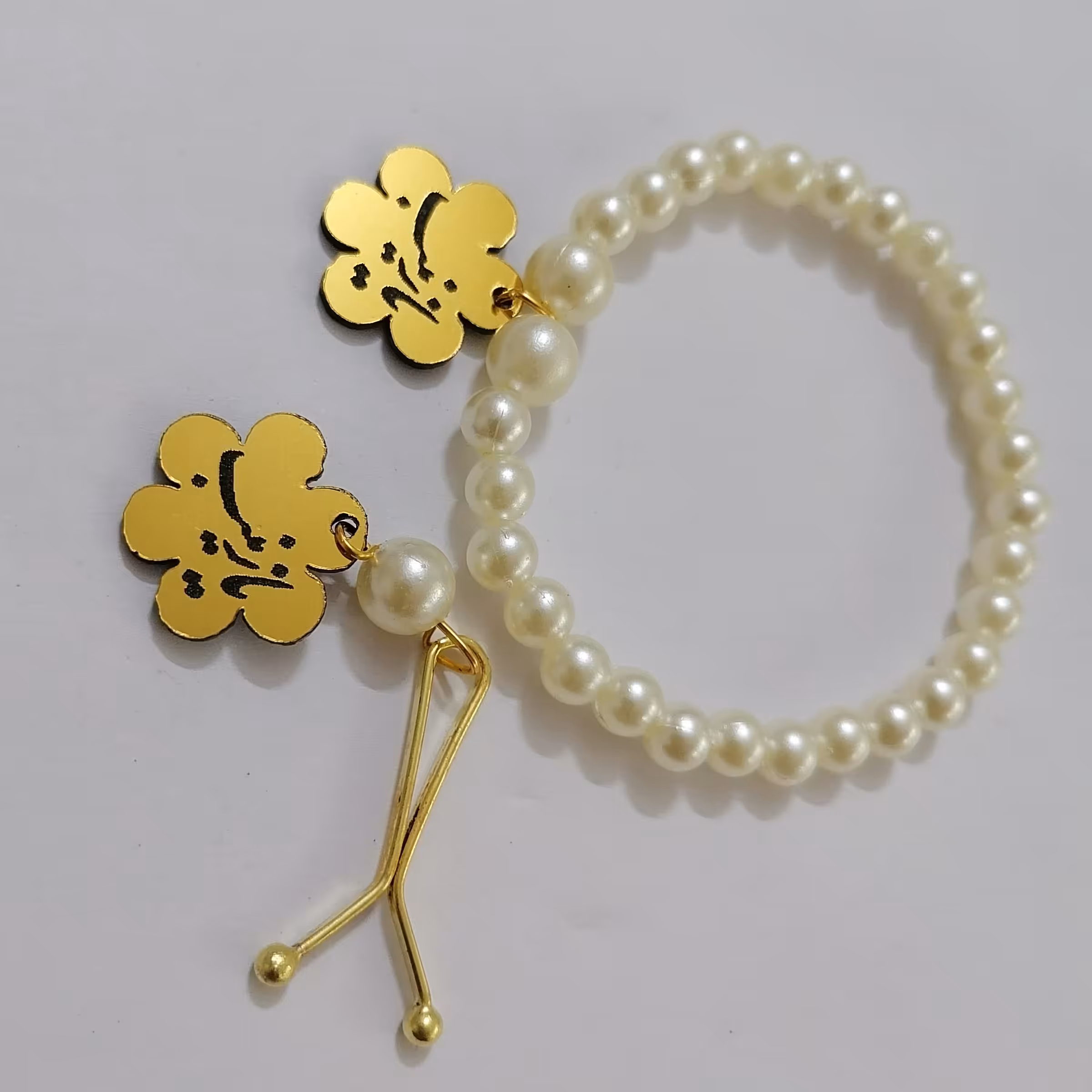 ست دستبند و گیره ائمه دار مناسب هدیه پک 10 عددی