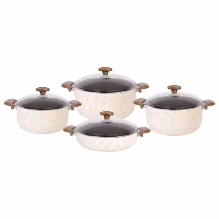 سرویس هشت پارچه لاوان مدل هاوانا Lavan havana cookware  set 8 pieces