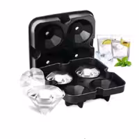 قالب یخ ساز طرح  الماسی دارای 4 محفظه مجزا