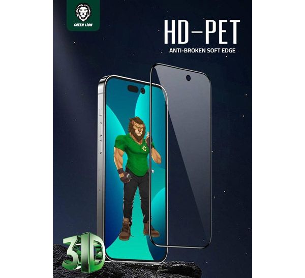 گلس گرین آیفون مدل 3D PET HD برای گوشی iphone 14