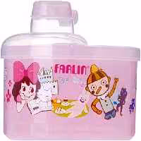 ظرف نگهداری شیرخشک نوزادی فارلین امریکا و BPA FREE و 3 قسمتی تمام سیلیکون  FARLIN