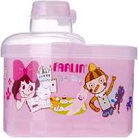 ظرف نگهداری شیرخشک نوزادی فارلین امریکا و BPA FREE و 3 قسمتی تمام سیلیکون  FARLIN
