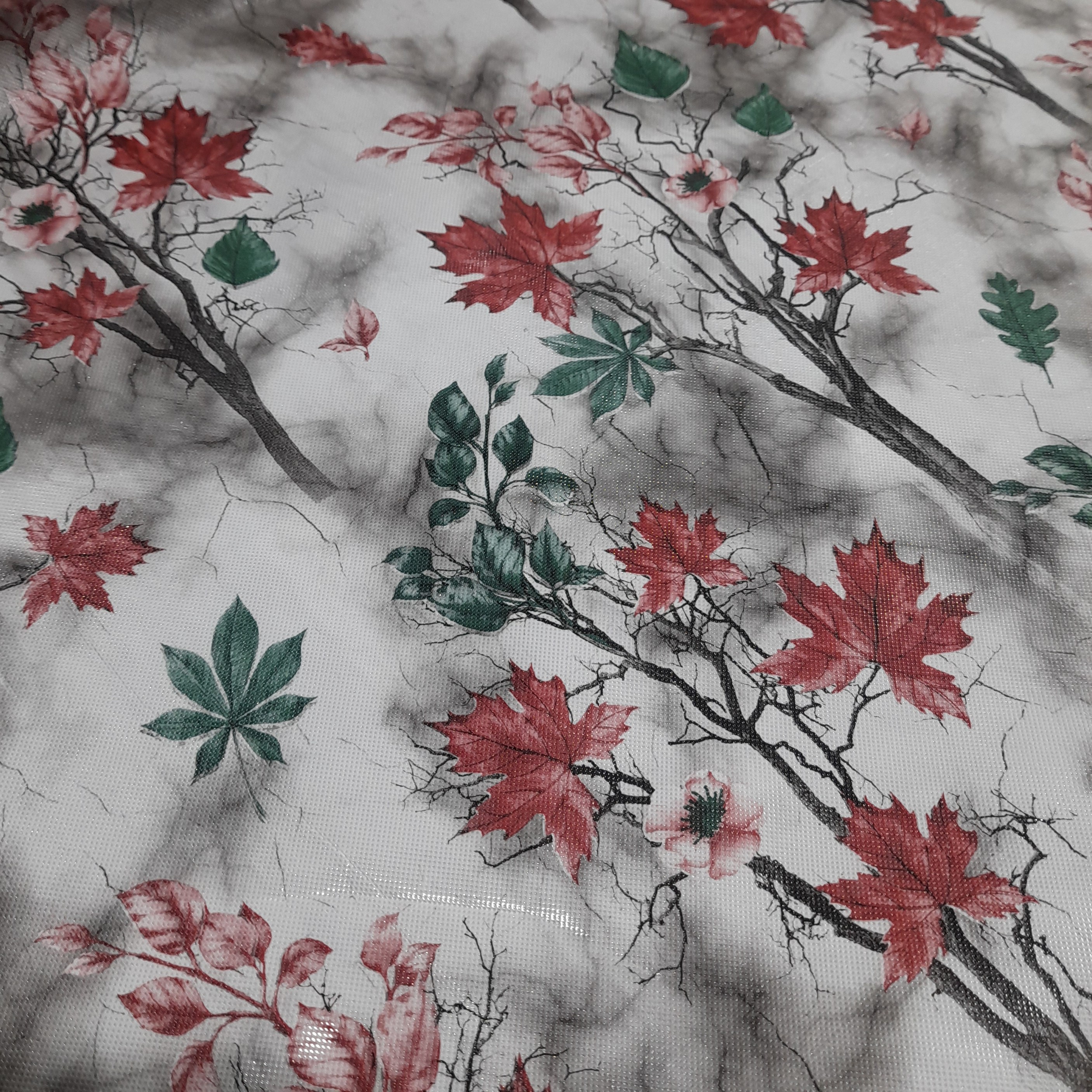 سفره متری طرح درختچه پاییزی