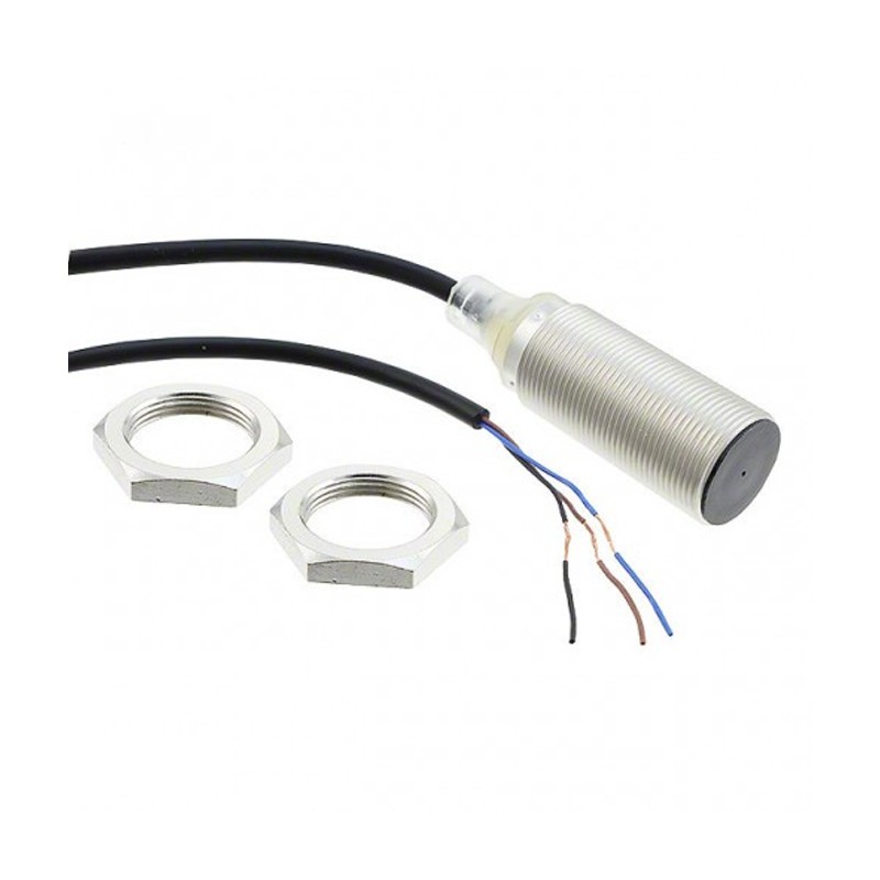 سنسور القایی سه سیمه PNP-NC امرون E2B-M18LS05-WP-B2 2M