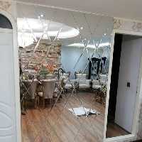 آینه دکوراتیو طرح حصیری در 6رنگ نقره ای شامپاینی(برنز) مسی طلایی دودی و صورتی(هزینه ارسال به صورت پس کرایه و در مقصد)