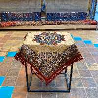 سفره رومیزی قلمکار طرح ترنج درجه یک