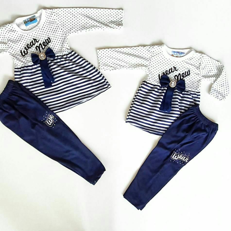 ست پیراهن و شلوار دخترانه