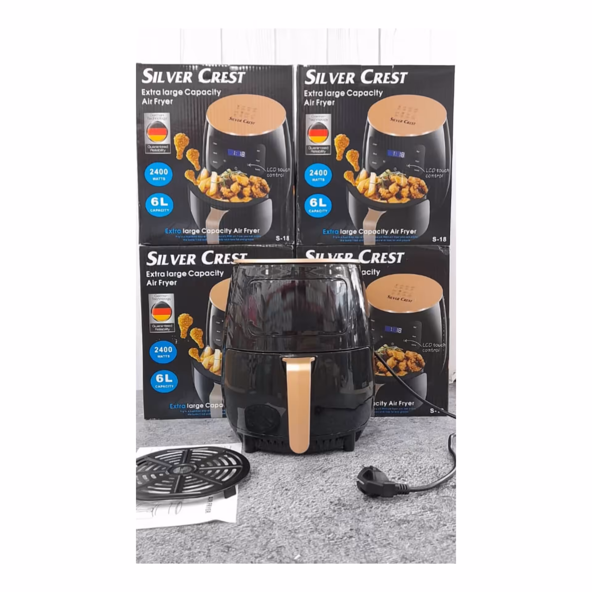 سرخکن بدون روغن سیلورکرست 6 لیتری مدل Silver Crest 18s