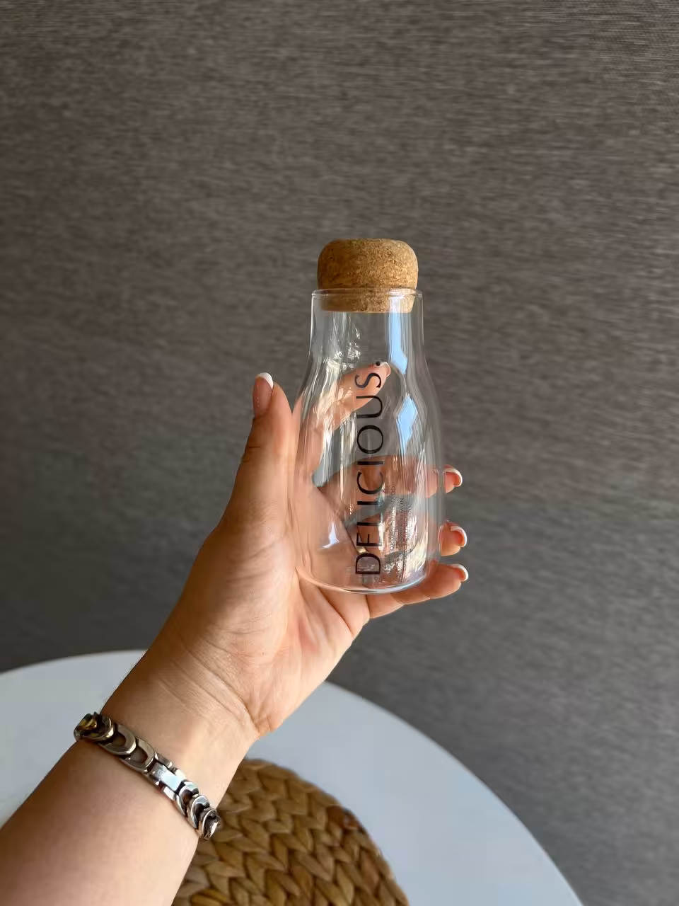 بانکه بطری درب چوب پنبه ارتفاع 12 سانت BVK