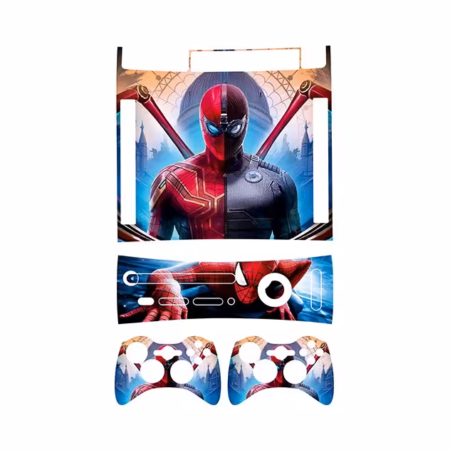 اسکین(برچسب)Xbox 360 آرکید -طرحspider man-مدل آرکید-کد1-سفارشی