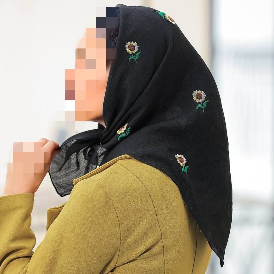 مینی اسکارف نخی گلدوزی مجلسی