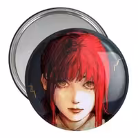 آینه جیبی خندالو مدل ماکیما انیمه مرد اره ای Chainsaw Man کد 17977