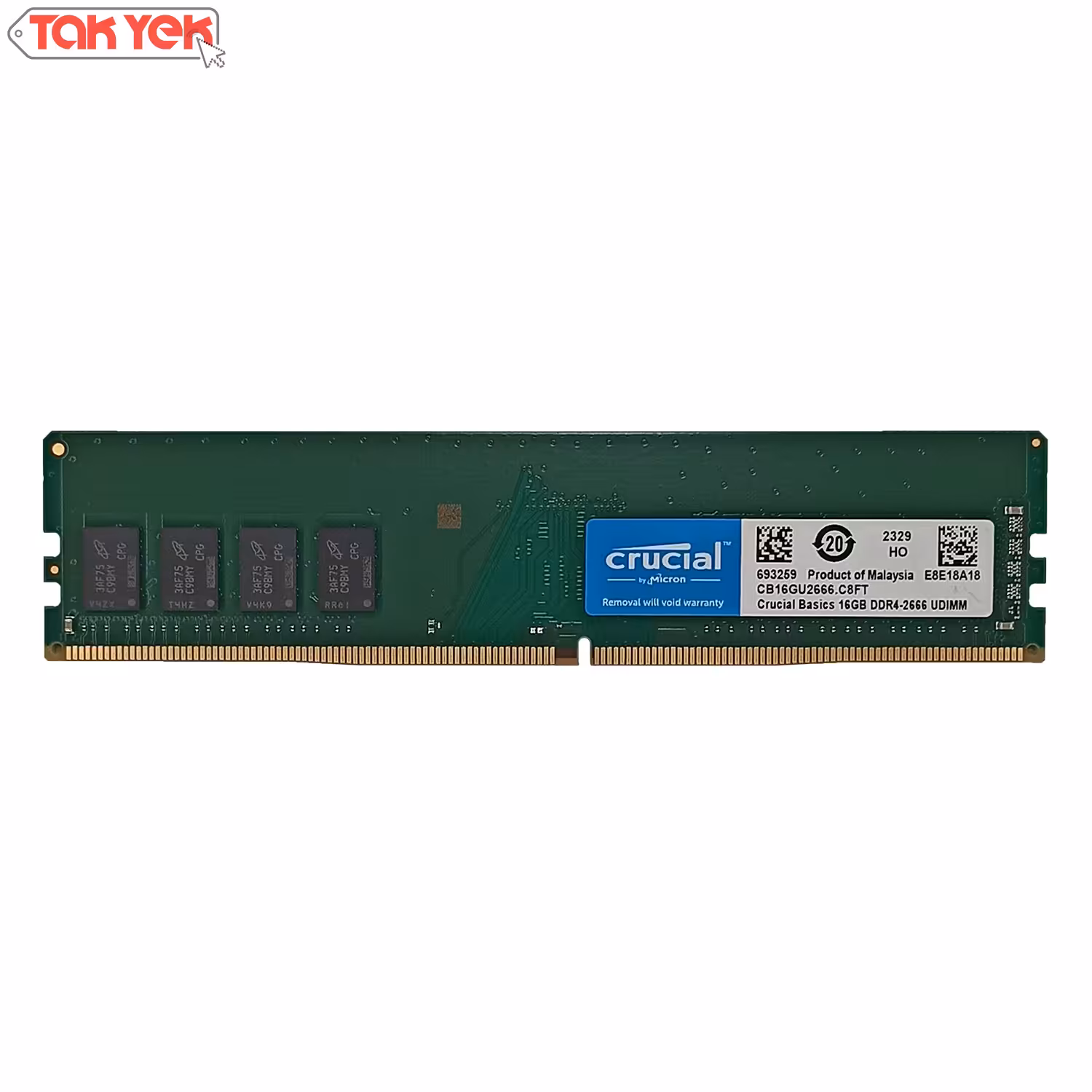 رم کامپیوتر کروشیال Crucial 16G 2666Mhz DDR4