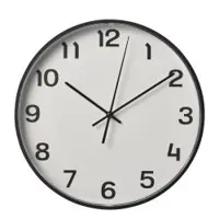 ساعت دیواری ایکیا  مدل PLUTTIS  مشکی