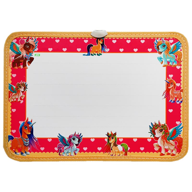 خرید تخته وایت برد فانتزی دور دوخت دو طرفه 50 × 35 سانتی متر