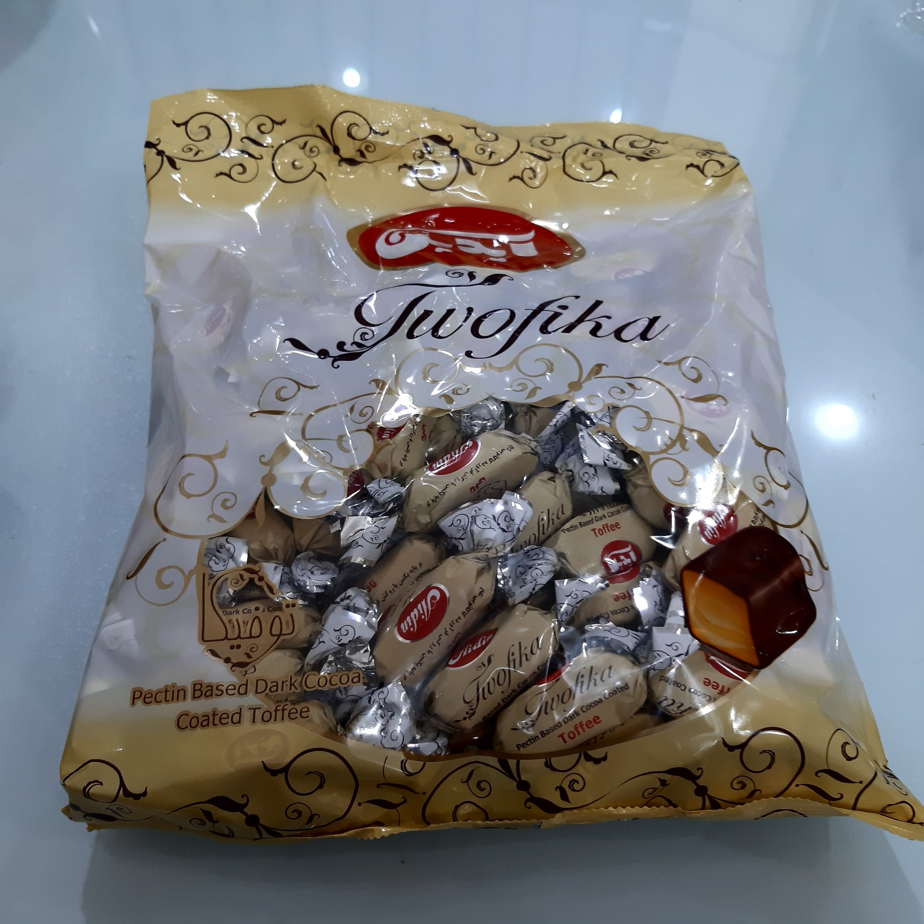 شکلات توفیکا با روکش شکلات تلخ یک کیلویی آیدین 