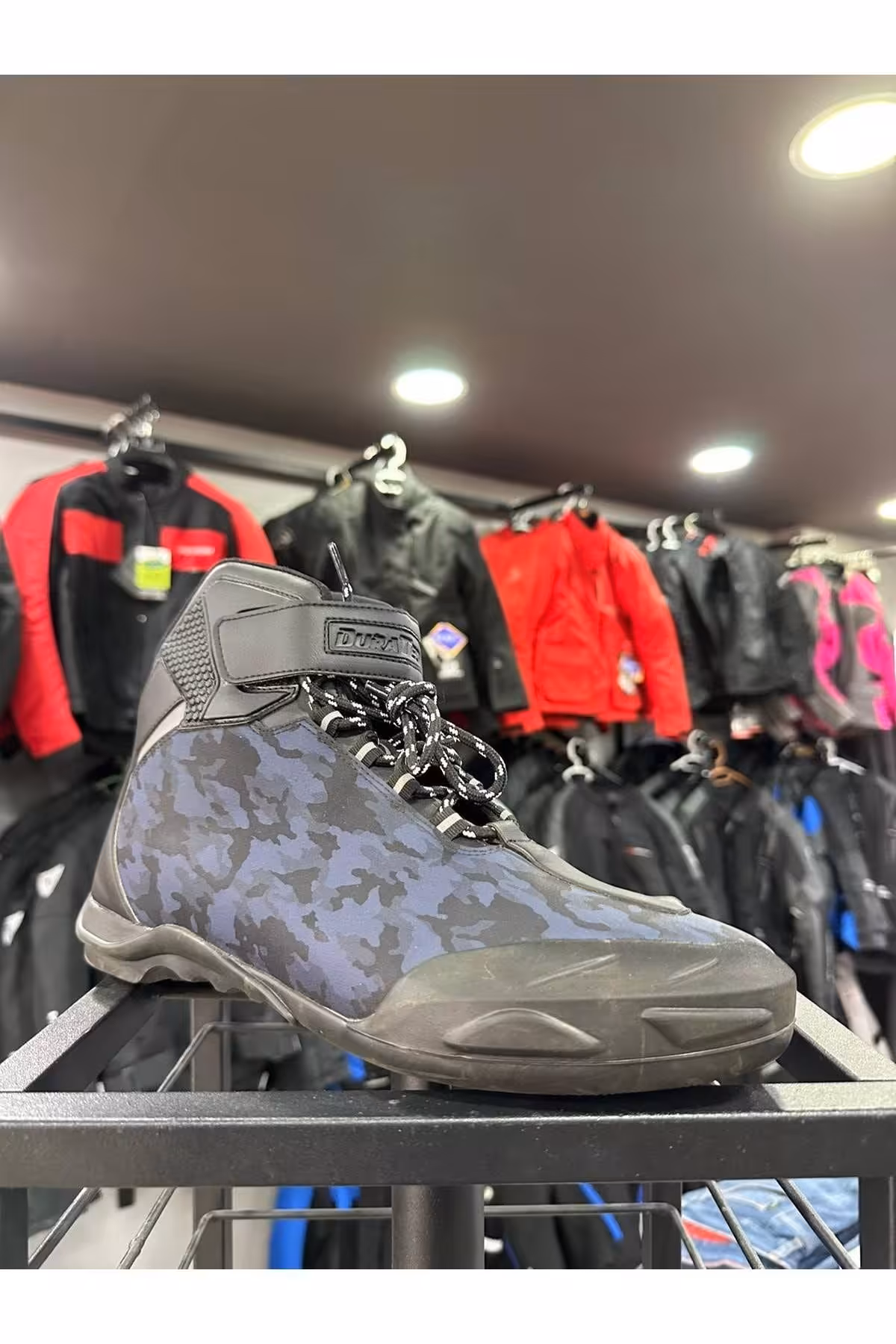 کفش و بوت موتورسیکلت آبی مردانه زنانه موتور سیکلت استتار Duratech Milano Navy Blue فورت جی تی Forte Gt