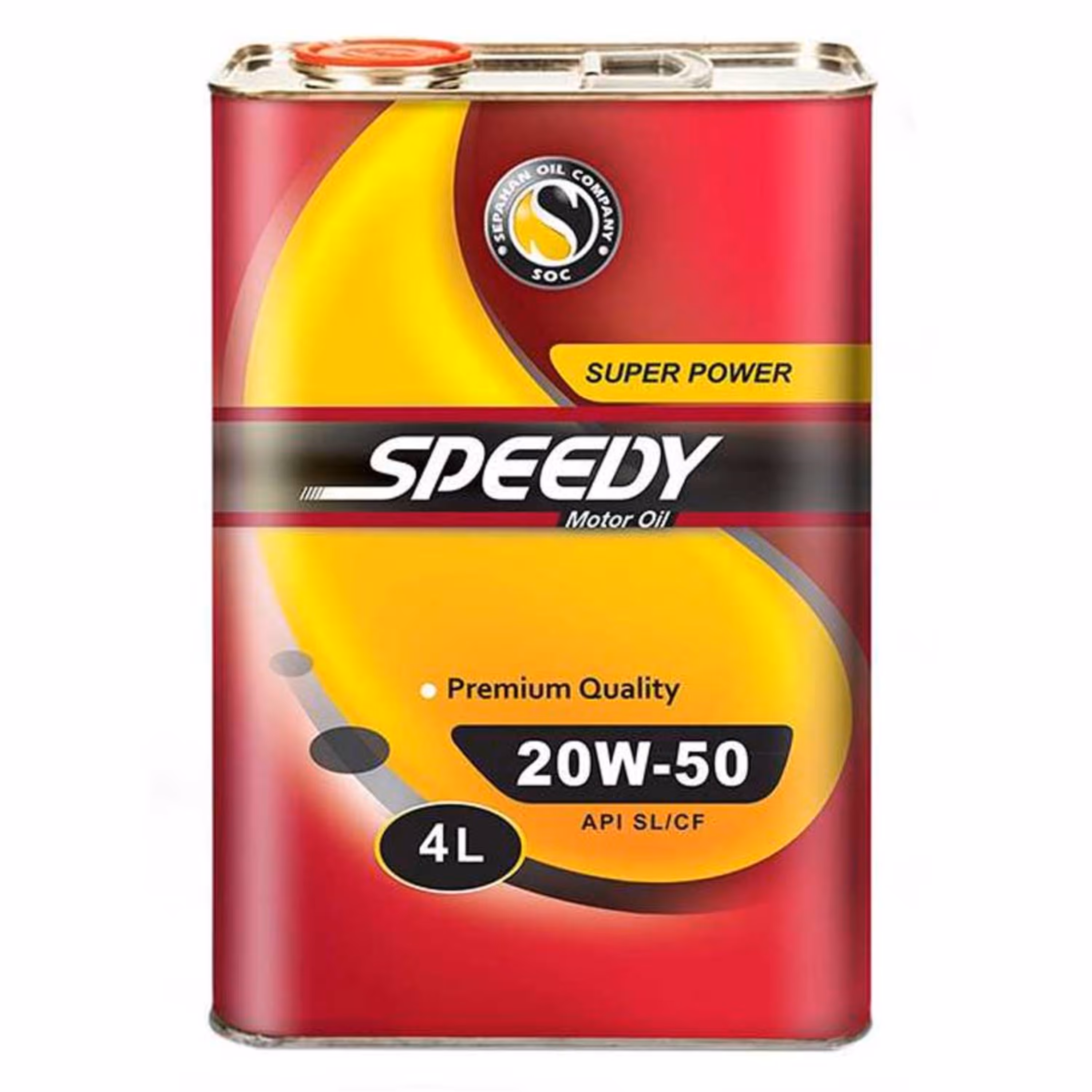 روغن موتور خودرو سپاهان سوپر پاور 50-20 4 لیتری با ضمانت اصالت کالا