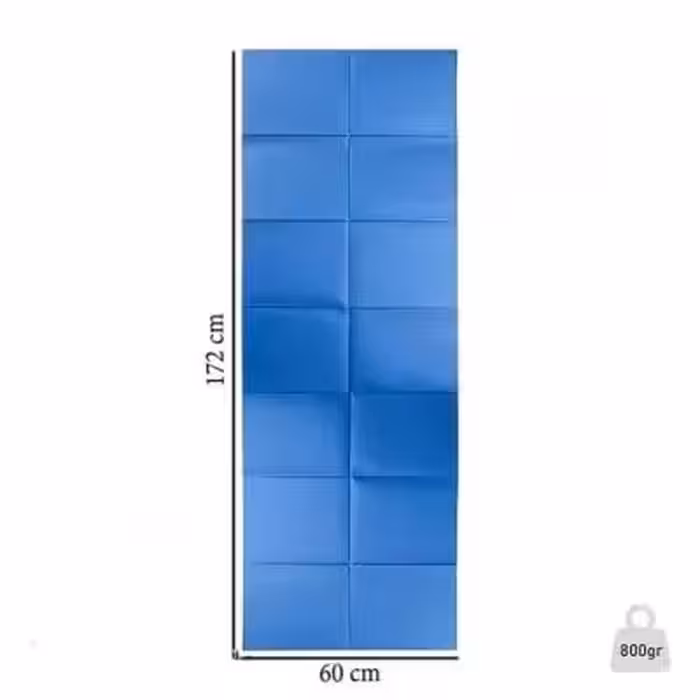مت یوگا ( زیرانداز بدنسازی ) تاشو 6 mm ( آبی )