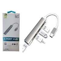 هاب 4 پورت Type-C USB3 پی نت P-Net T-3604